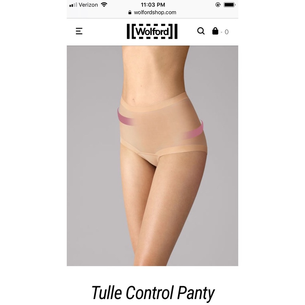 NWT High Waisted Tulle Control Panty Thong 4